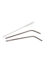 Load image into Gallery viewer, Acacia Kersey: Metal Reusable Straw Set
