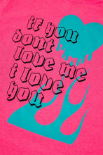 Load image into Gallery viewer, Avani 'If You Don't Love Me' Hot Pink Shirt
