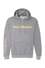 Load image into Gallery viewer, Gabbie Gonzalez 'Choose Happiness' Grey Hoodie
