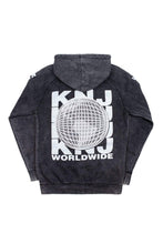 Load image into Gallery viewer, KNJ Worldwide Vintage Black Hoodie
