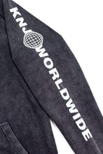 Load image into Gallery viewer, KNJ Worldwide Vintage Black Hoodie
